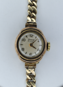 Timor Ladies 9ct gold wristwatch